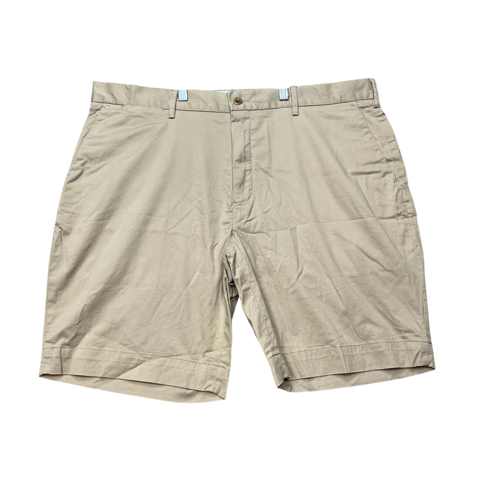 Polo Ralph Lauren‎ Chino Shorts Mens 38 Tan Flat Front Stretch Classic Fit Twill